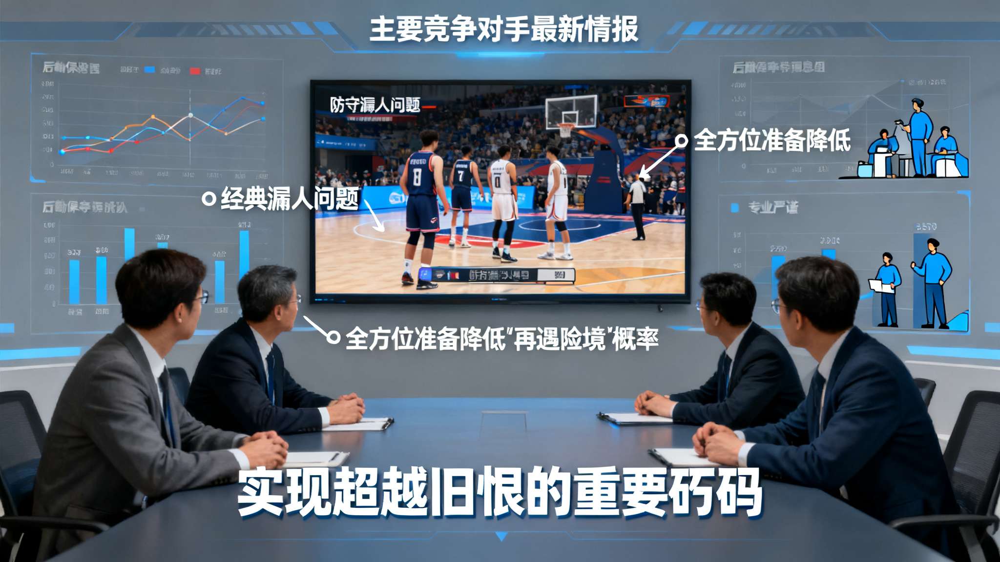 此外，对敌情展开研究也是此次集合的重要步骤。后勤保障组早已锁定主要竞争对手各项最